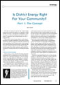 CDEA: Is District Energy Right For Your Community?